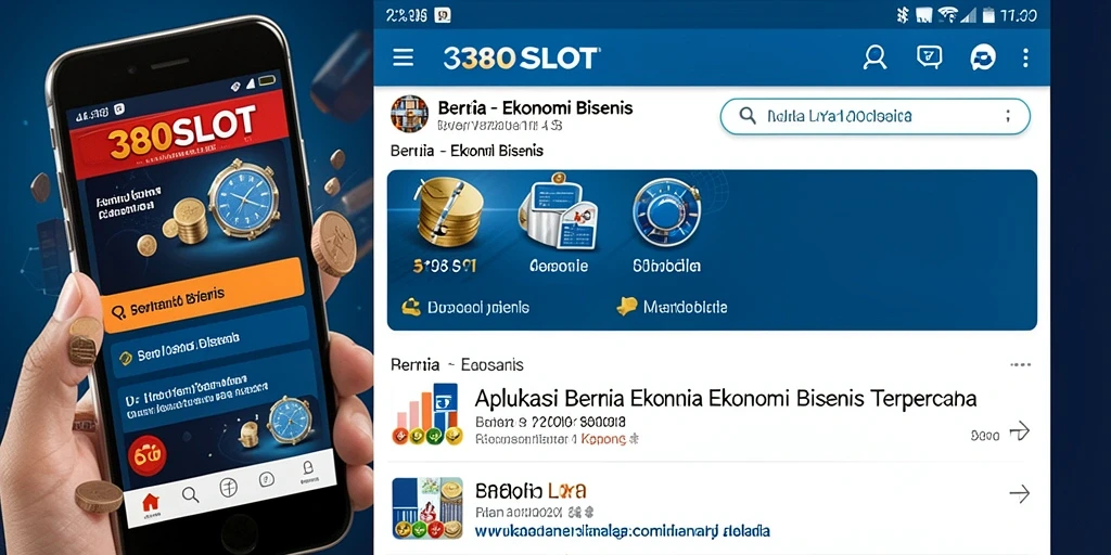 Tampilan antarmuka modern dan intuitif dari 380SLOT