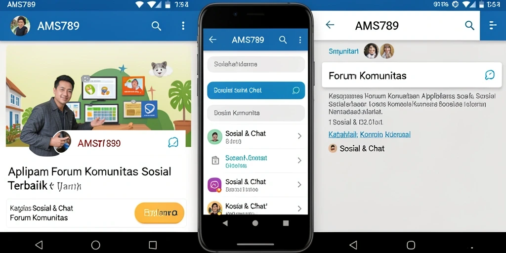 Tampilan antarmuka aplikasi AMS789 yang menarik dan interaktif.