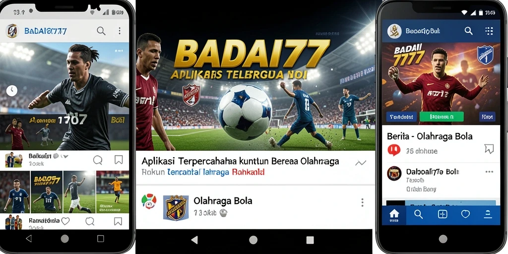 Antarmuka utama BADAI777 yang stylish dan informatif.