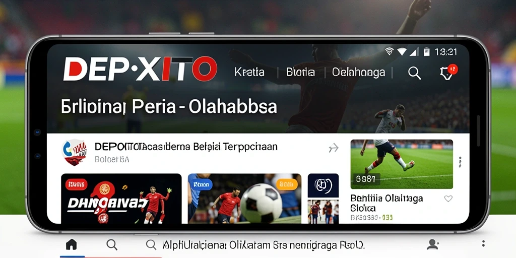 Antarmuka pengguna DEPOXITO yang menarik dan informatif.