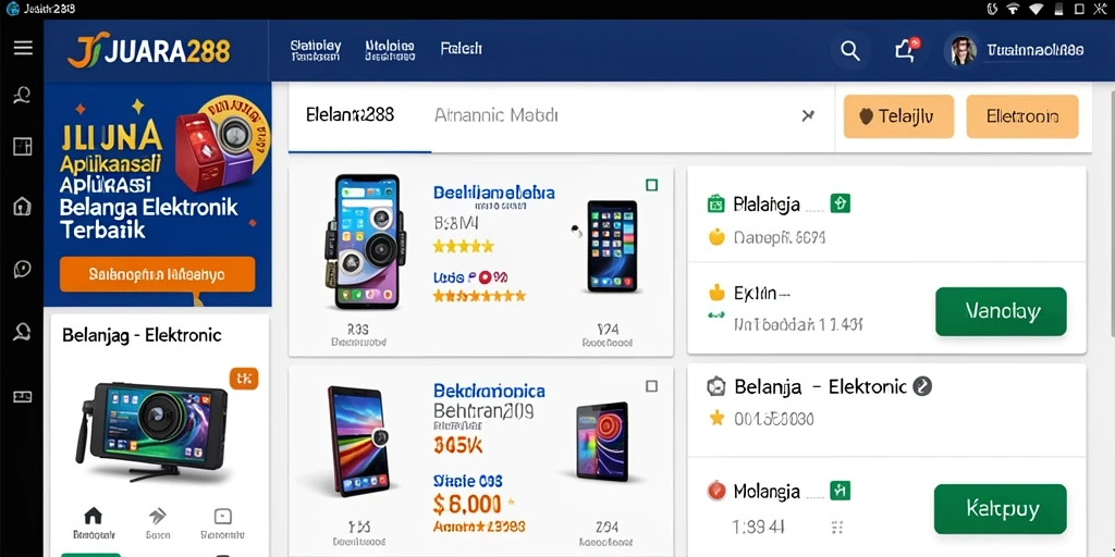 Tampilan antarmuka JUARA288 yang user-friendly dan menarik.