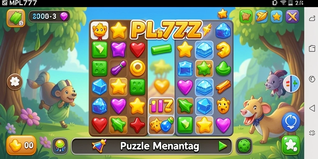 Antarmuka permainan MPL777 yang menarik dan penuh warna.