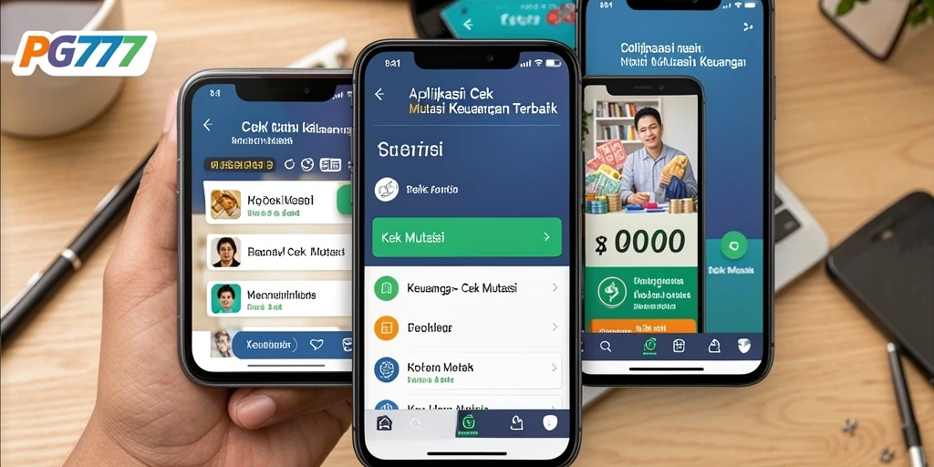Tampilan antarmuka PG777 yang jelas dan fungsional untuk cek mutasi.