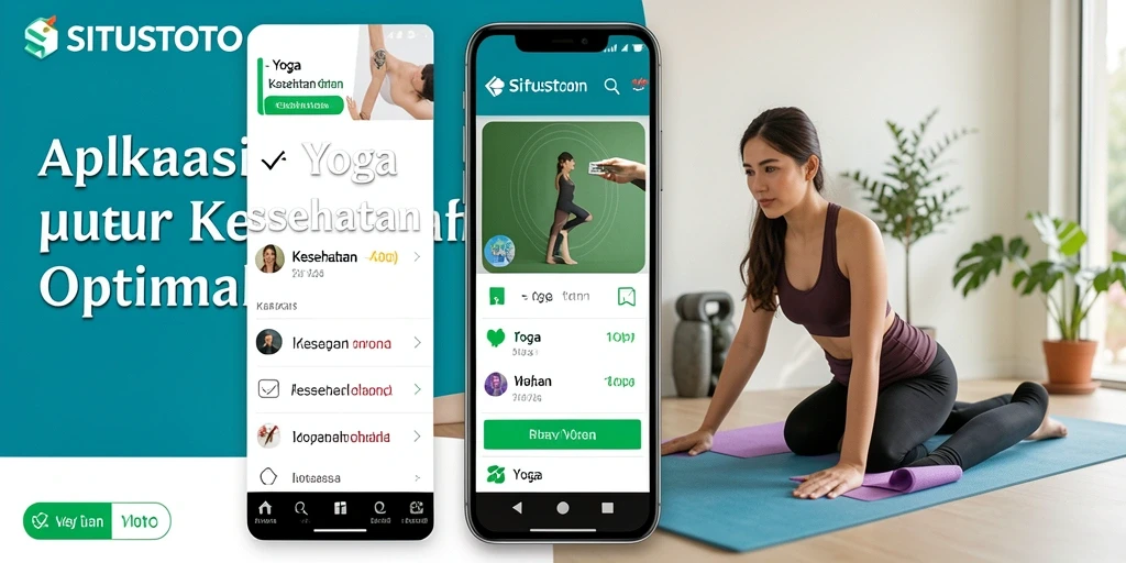 Antarmuka aplikasi SITUSTOTO menampilkan berbagai pose yoga yang menarik.