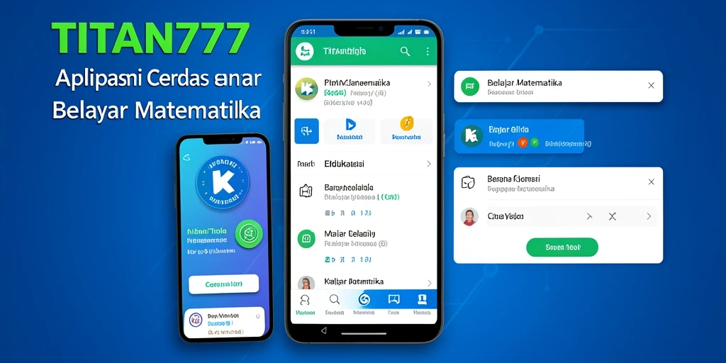 Tampilan antarmuka aplikasi TITAN777 yang intuitif dan menarik.